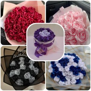 دسته گل ربانی و باکس و پول ارایی