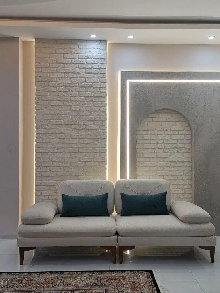 اجرای  کاشی و سرامیک و آجر نما چسبی و دوقابی
